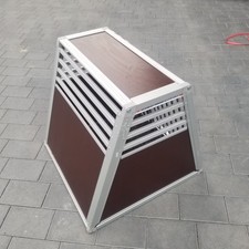 Hunde Transport Box Kiste Auto Box von SCHMIDT B = 70 cm T = 83 cm H = 68 cm