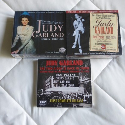 Judy Garland JSP 9 CD Lot Singles Collection 1936-1947 + Lost Tracks + RKO New