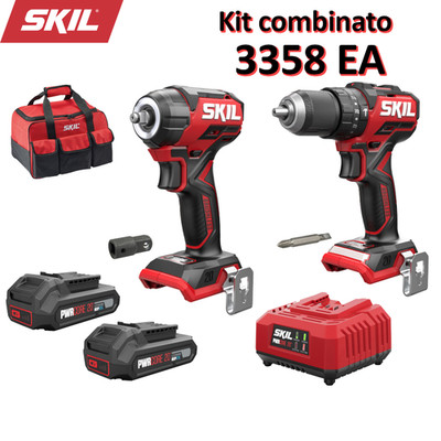 SKIL 3358 EA KOMBINIERTES KIT - SCHLAGBOHRER + SCHLAGSCHRAUBENDREHER