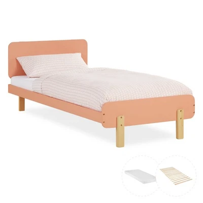 Kinderbett 90x200 Matratze Mädchen Junge Bett Holz Massiv Lattenrost Homestyle4u - Bild 1 von 4
