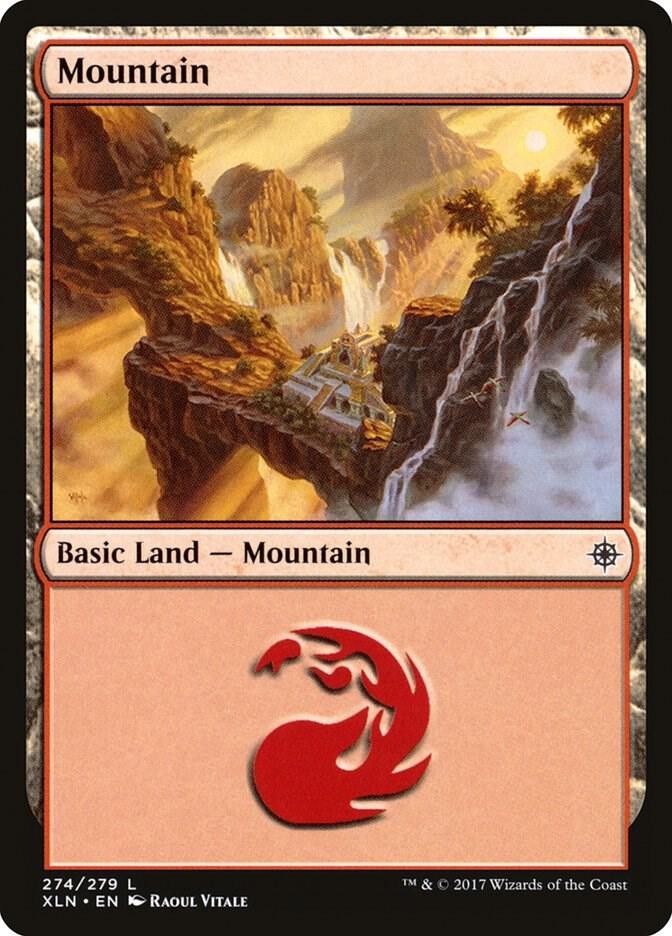 Mountain (274) 274 Land Ixalan Magic: The Gathering NM/M