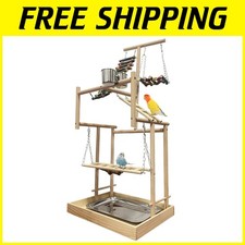 Large Bird Playground Gym for Parakeets - 4 Layers
