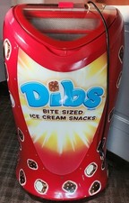 RARE DIBS ICE CREAM SNACKS FREEZER COMMERCIAL GRADE H35" x W21" x D16" WORKS GRE