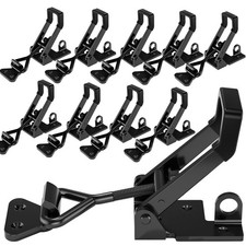 10Pack Heavy Duty Toggle Clamp Latch 4003 Style Pull Clamp Black for Smoker
