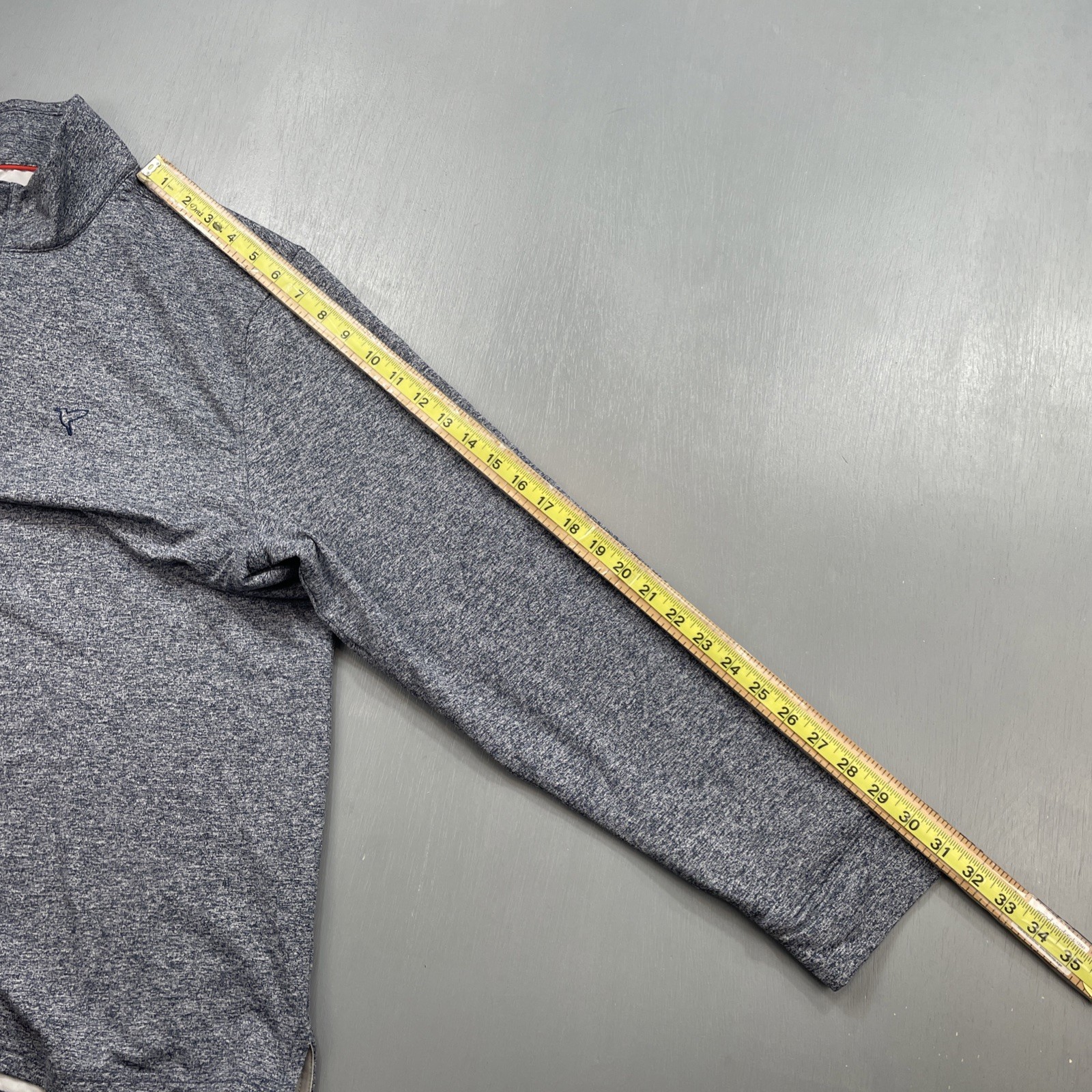 Birddogs Shirt Mens XL 1/4 Quarter Zip Performance Pullover Golf Navy Heather