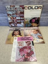 Lot of 5 VTG Walter T Foster How to Paint Art Instruction Books Magazines