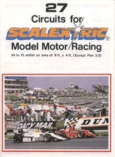 Scalextric 1985 Scalextric Track plans 27 Circuits Plans book C500