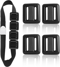 4 Pcs Scuba Weight Belt,Diving Weight Belt with Metal Block Buckle Coated Dive W