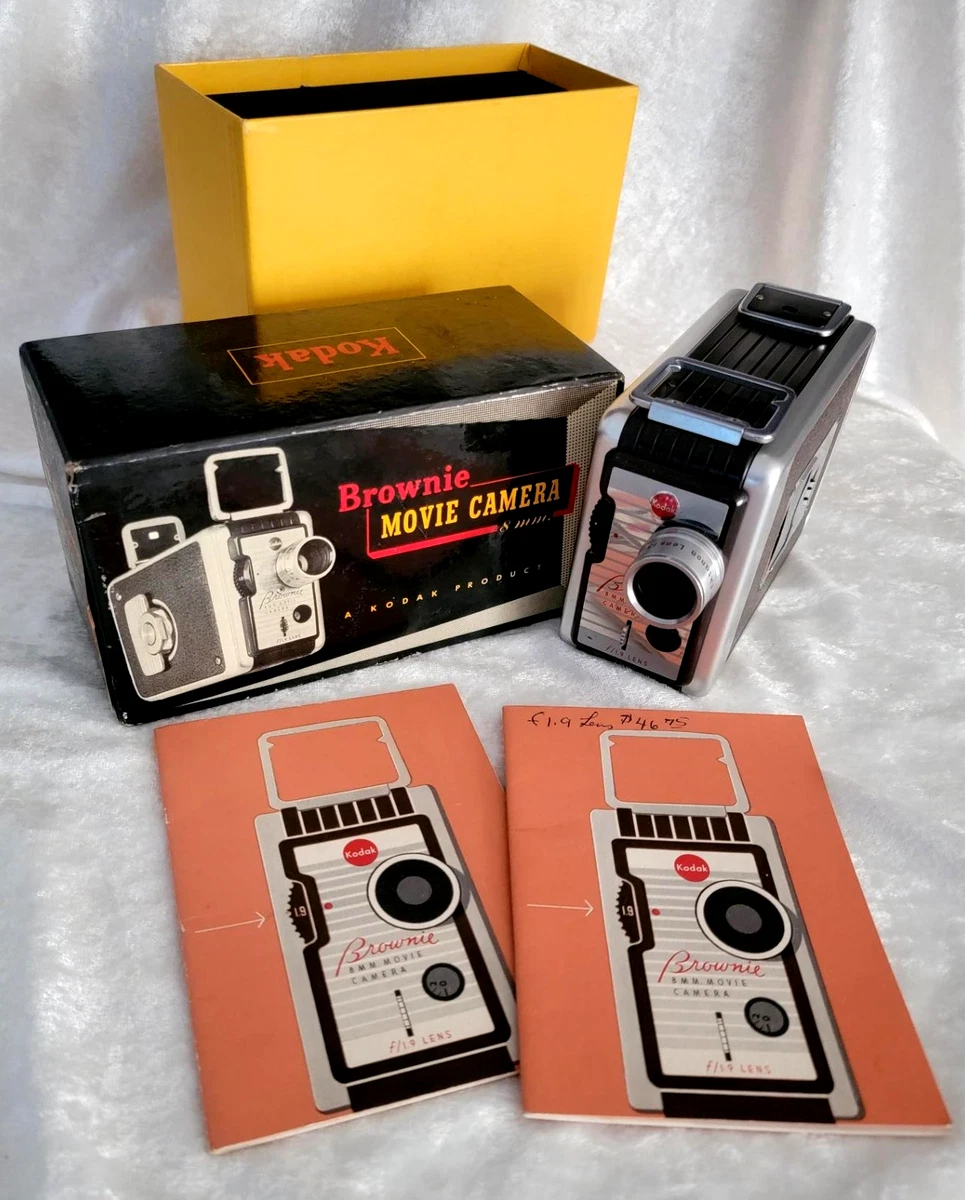 値下げコダック・ブラウニー8mmムービーカメラ希少な当時もの元箱 説明書等付 Kodak 8mm Vintage Movie Cameras for sale | eBay