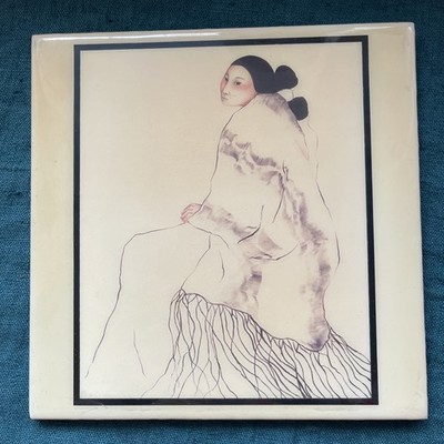 Navajo Artist R C Gorman 8  Art Tile  Sante Fe Woman  American Native 