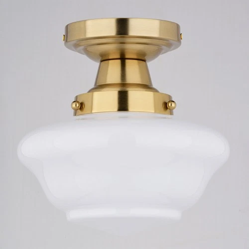 Vaxcel Lighting C0311 9"W Semi-Flush Ceiling Fixture - Gold - Picture 4 of 11