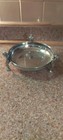 ART DECO  Farberware Weeping Charlotte Nudes Dish Compote RARE Chrome stainless — photo 2