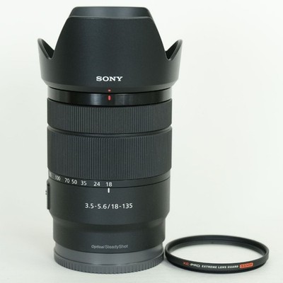 Sony E 18-135mm F3.5-5.6 OSS Zoom Lens for Sony Alpha Cameras with Filter Good C