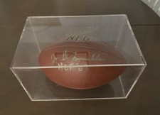 Joe DeLamielleure HOF Signed Autographed Football w/ Case