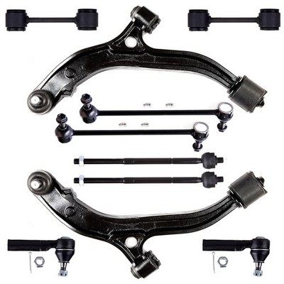 Fits Dodge Grand Caravan 1996-2000 Front Lower Control Arm Tie Rod End Sway Bar