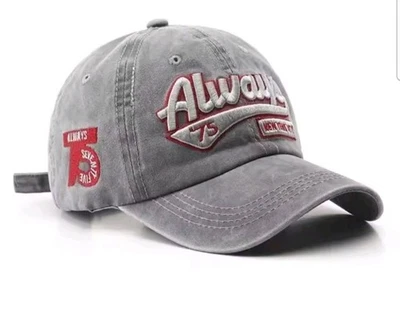 Casquette De Baseball Homme Femme Vintage Effet Délavé En Coton Réglable Été - Photo 1/4