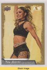 2022 Upper Deck AEW All Elite Wrestling Gold Taynara Conti Tay #33 READ 00gy
