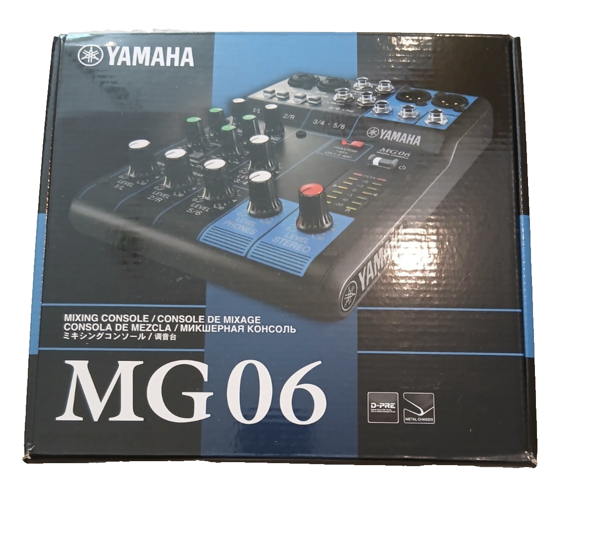 Yamaha MG06 6 Channel Mixing Console for sale online | eBay