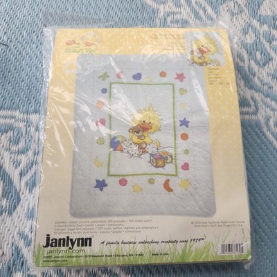 Little Suzy's Zoo Baby ''Witzy Quilt'' Stamped Cross Stitch KIT 38-170 NEW in Pkg.