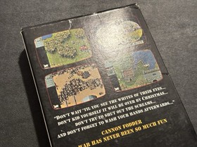 Atari Jaguar Cannon Fodder Cartridge & Box Authentic Tested & Works!