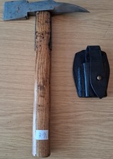 Feuerwehr, Feuerwehrbeil, 1900, Ulm, mit Ledertasche, B9