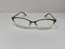 COVERGIRL EYEWEAR CG0542 049 53-17-140 GOLD BROWN FLEX HINGE EYEGLASSES AZ41