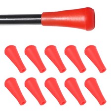 10PCS Rubber Arrowhead Archery Broadhead For Sports Shooting PracticeRed 6mm