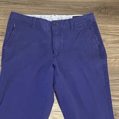 Bonobos Pants Mens actual 32 x 30 Blue Monday Straight Leg Dress Pants