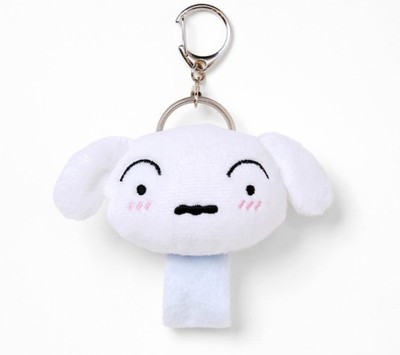 Crayon Shin-Chan Glow-In-The-Dark Mascot Loop Holder - Shiro (Approx. H35Mm X W_