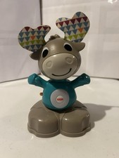 Fisher-Price Linkimals Moose Musical Lights and Sounds 7-inch Toy, Tested