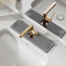 15.7'' Long Stone Faucet Mat for Kitchen Sink-Diatomite Quick Dry Kitchen Sin...
