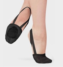 Half Sole Dance Shoes 9 10 Women Canvas Lyrical Pirouette Ballet Shoes Turners