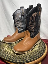 Rollda Cowboy/Cowgirl square toed  western style boots US Size 5 Child’s