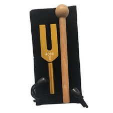 Aluminum Alloy Tuning Fork With Hammer Ball For Meditation