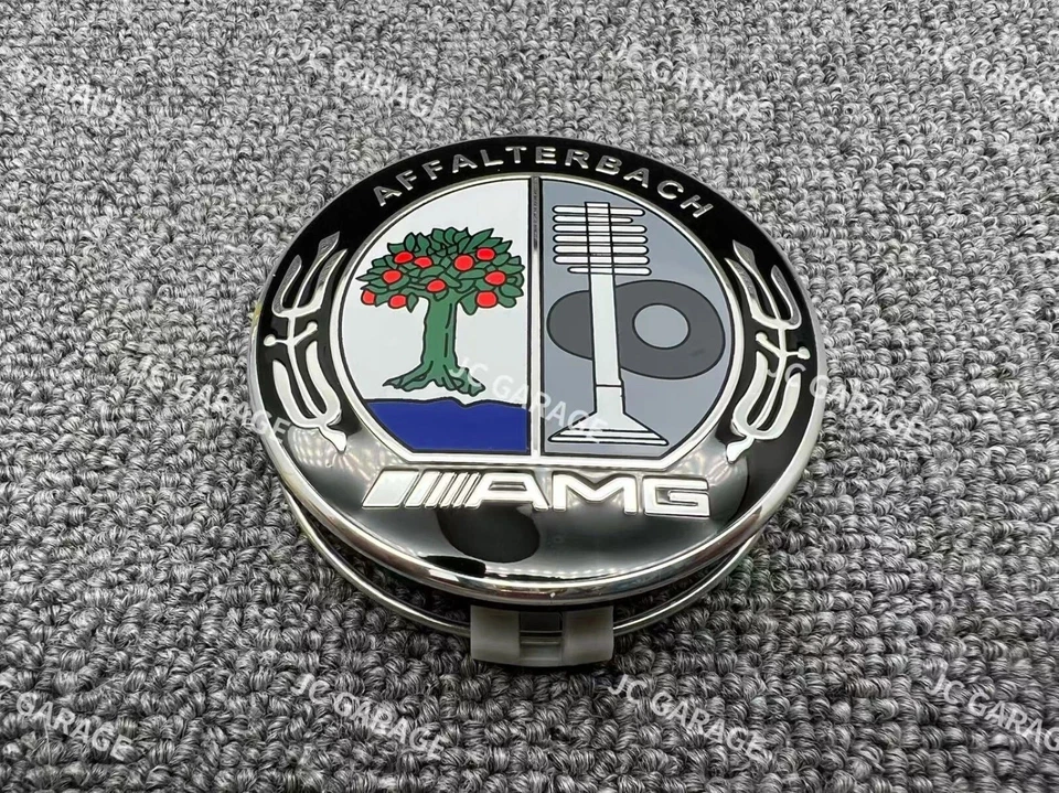 AMG Affalterbach Apple Tree Black 75mm Wheel Center Cap Hub Cap Mercedes-Benz - Image 2 of 3