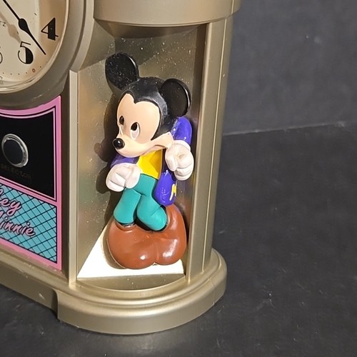 Seiko Disney Mickey & Minnie Jukebox Music Clock w/ Alarm Electric Light Parade - Picture 5 of 17