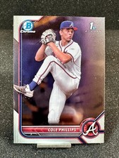 2022 Bowman Draft Chrome 1st  COLE PHILLIPS  #BDC-90