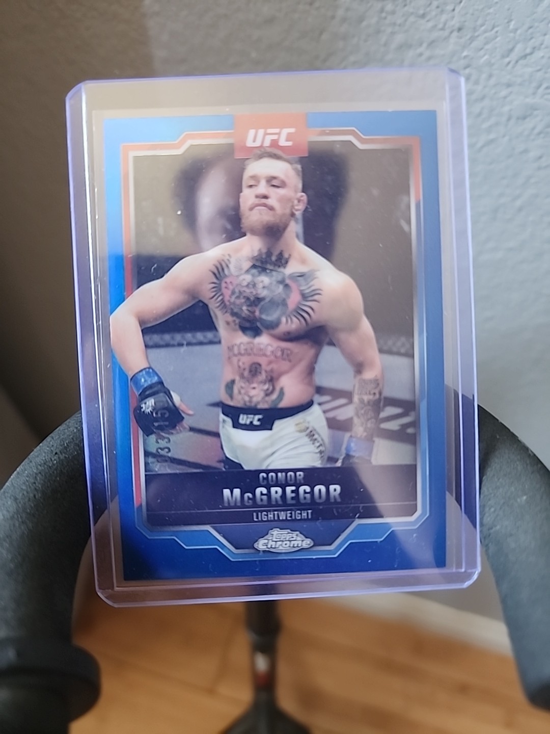 2025 Topps Chrome UFC - Conor McGregor #101 Blue Refractor /150