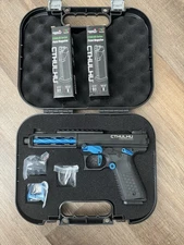 Lancer Tactical Tandemkross CTHULHU Green Gas GBB Airsoft Pistol Blue W/ 3 Mags