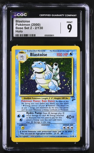 Blastoise graded CGC 9 for sale on eBay