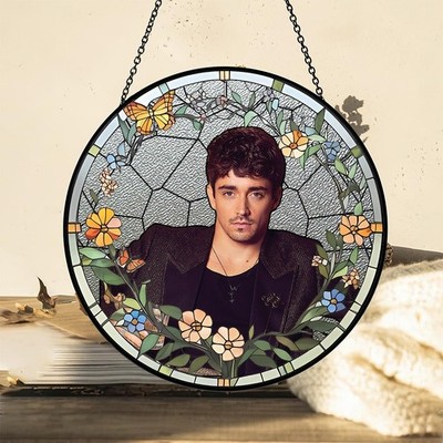 Charles Leclerc Stained Glass Suncatcher - Home Window Hanging Ornament