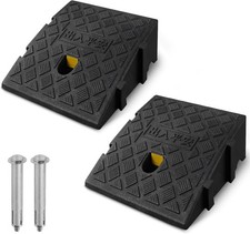 2 PACK Heavy Duty Kerb Ramps for Motorcycle Vehicle Threshold Ramp Curb Tool
