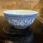 Pyrex Mixing Bowl 403 Colonial Mist Blue With White Flowers 8 ¾” 2.5 L