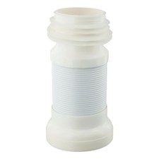Home Fixtures WC Pan Connector Flexible WC Pan Connector White Extendable Home
