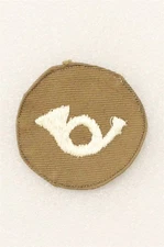 Army Chevron 2136: Private First Class, Bugler - WWI era, French made