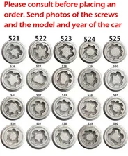 Wheel Lock Anti-theft Screw Socket Lugnut Removal Key Set Kit Fit For Volkswagen