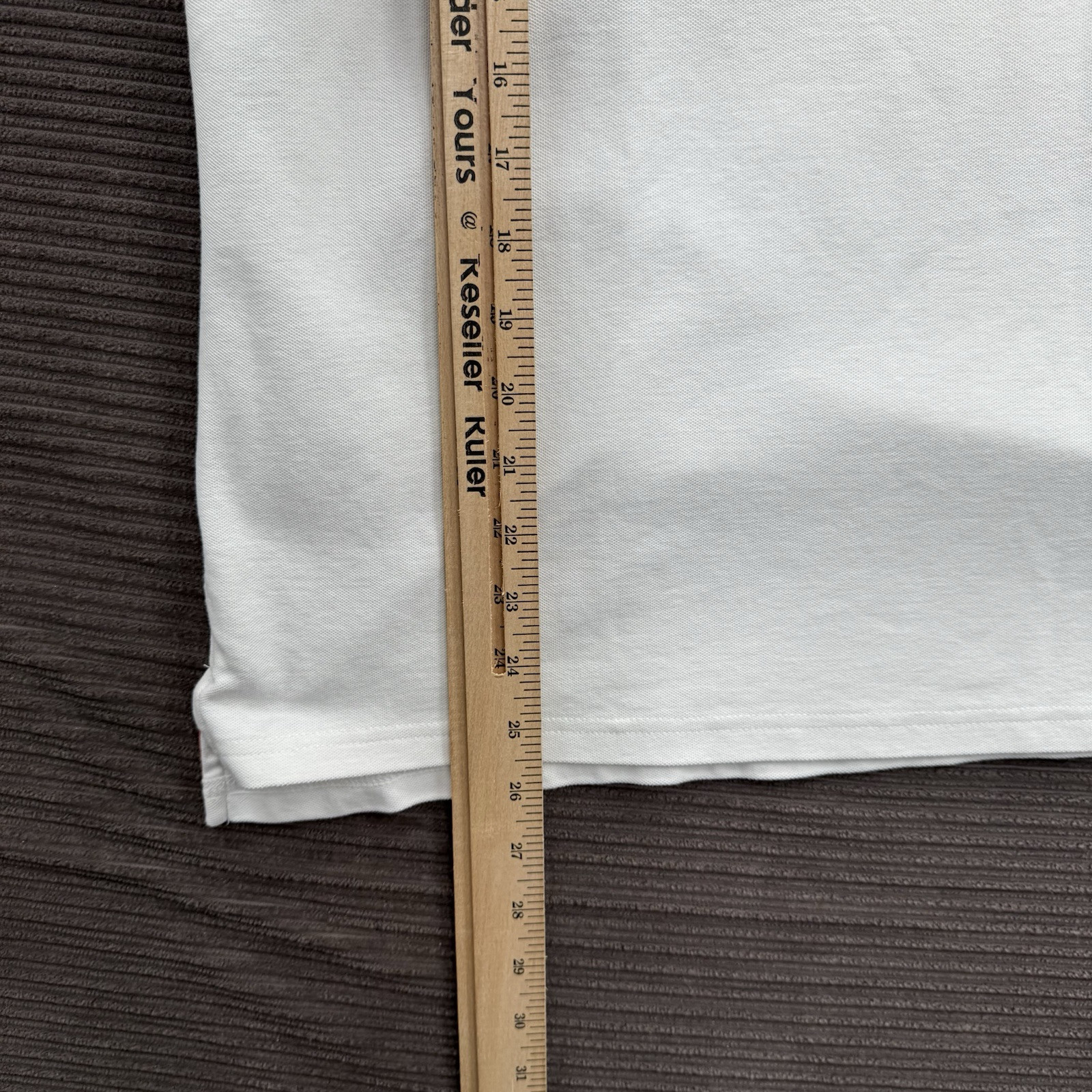 Outdoor Afro X REI Co-op Polo Shirt Men Large White Black Cotton Golf Tennis.