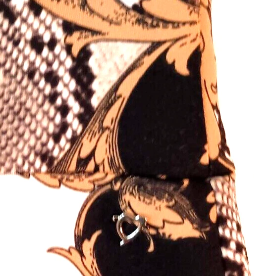 NUEVA FALDA LÁPIZ ELÁSTICA ESTAMPADO ANIMAL FLORAL THALIA SODI SCROLL PARA MUJER TALLA XL Foto 2 de 4