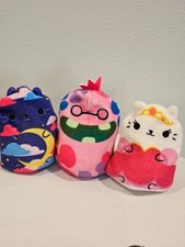 Cats Vs Pickles Bean Bag Plush Set of 3 Princess Pretty Paw Groovy Gill Twilight
