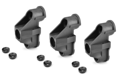 Corally 00180-916 HD Steering Block WIDE w/Ball Cups - (C-00180-108-1 3 PACK)